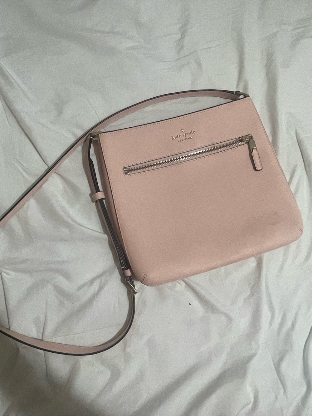 kate spade Blush Pink Leather Crossbody Bag